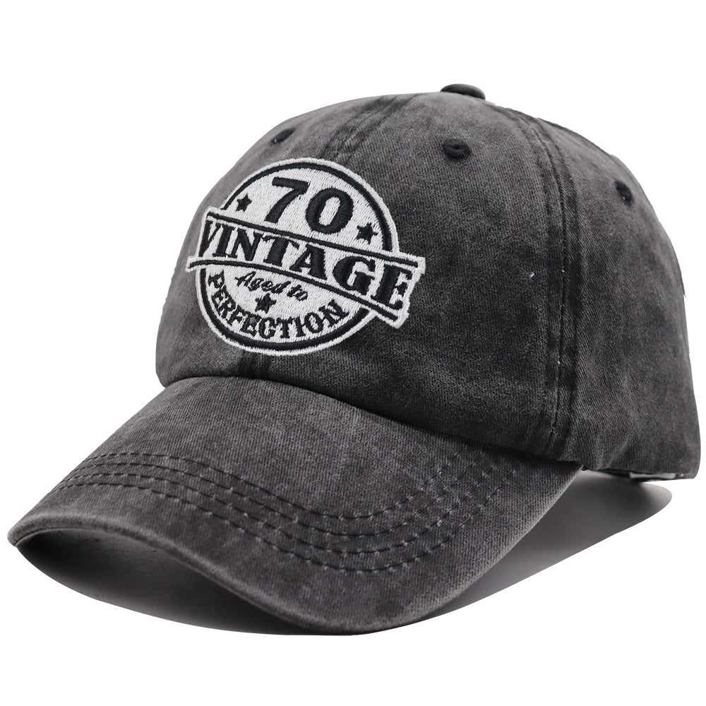 Fashionaxis Vintage 70 Adjustable Cotton Cap 2PCS