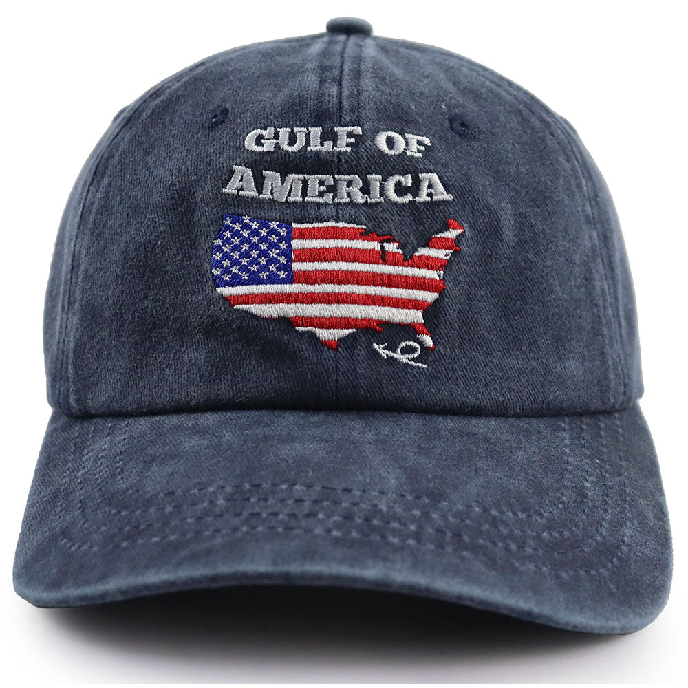 Fashionaxis USA Flag Gulf Baseball Cap 2PCS Set